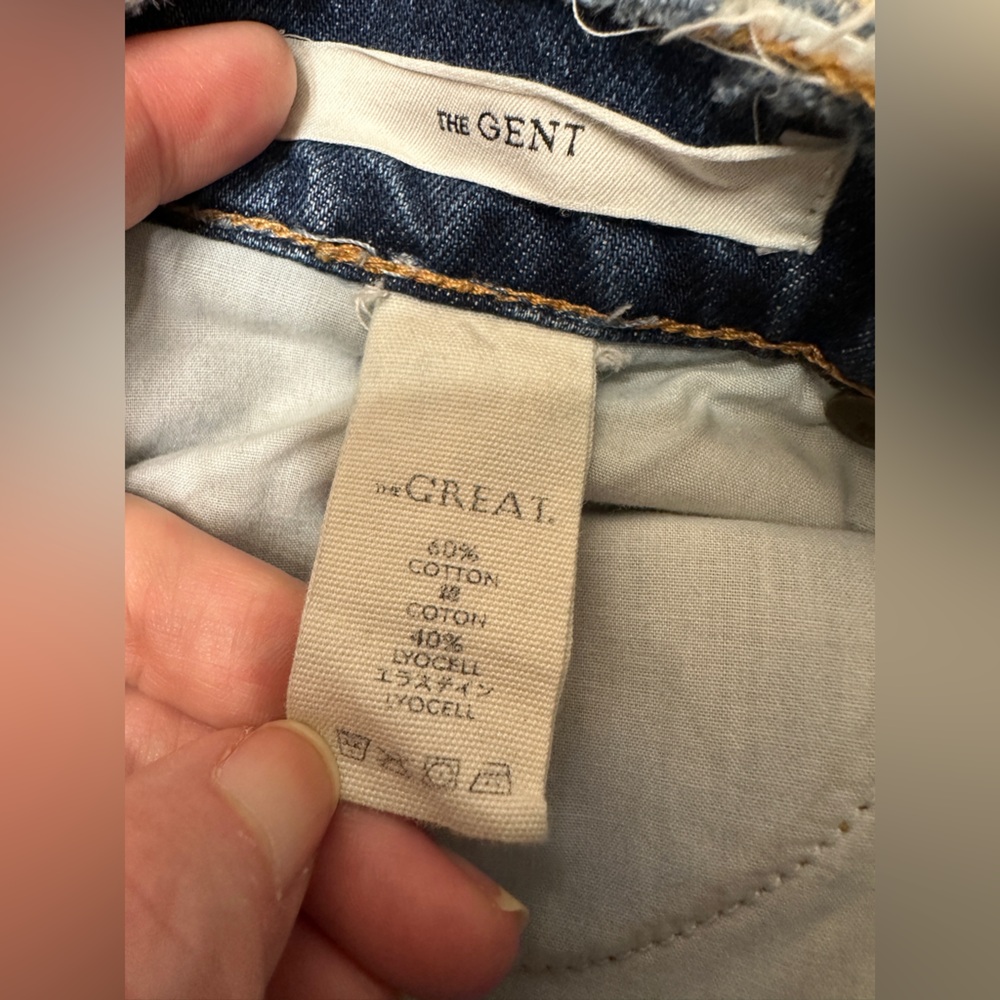 THE GREAT. “The Gent” Crop Jeans – Size 28 - Picture 6 of 6